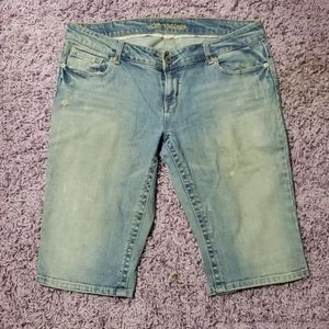 PLus Size Jean Shorts